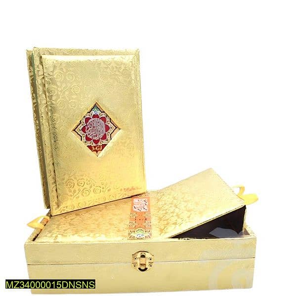 Quran pak wooden box with stand 1