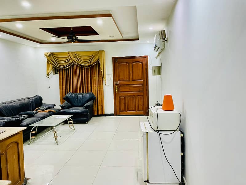 F-11 Markaz Luxury 1 Bedroom 1 Bathroom Tv Lounge Kitchen Car Parking Fully Furnished Apartment For Sale 7