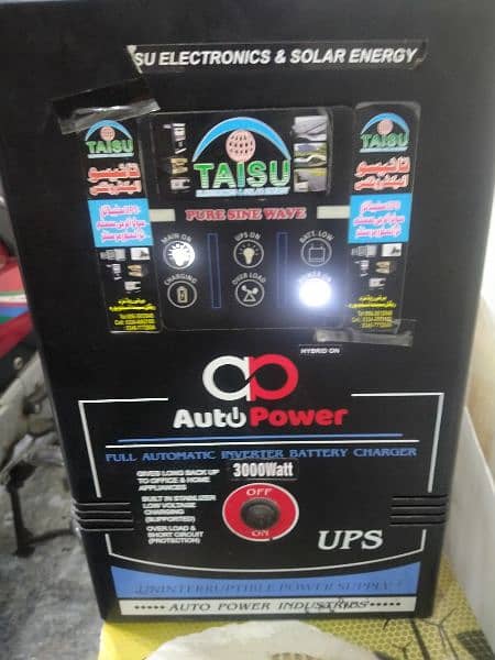 3000 WATTS HYBRID UPS (solar system sported) 0