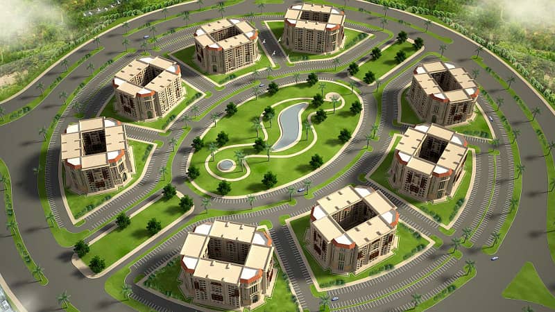 1150 SQ Feet Apartment FOR SALE Bahria Town Karachi. 24