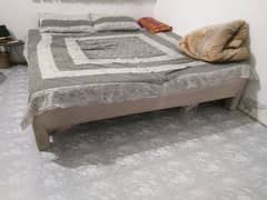 pure wood bed ( chokta) and mattress foam.