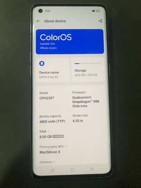 oppo find x5 non pta used 1