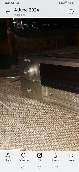 denon avr 2807 power full amplifier 220 volt made in Japan 7