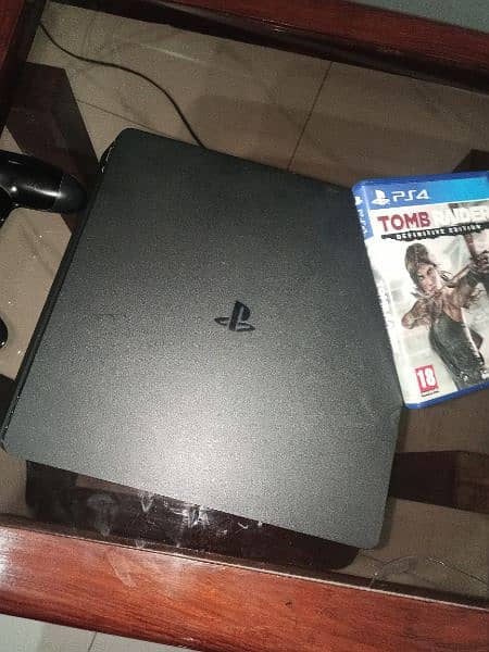 500 Gb with all orignal accessories and controller with tom raider cd 1