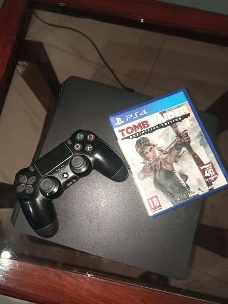 500 Gb with all orignal accessories and controller with tom raider cd 2