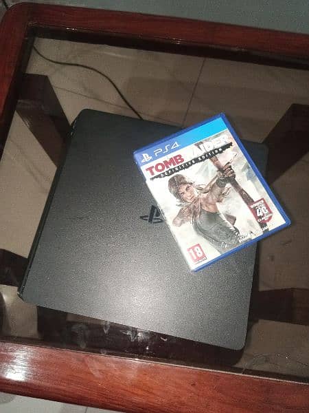 500 Gb with all orignal accessories and controller with tom raider cd 3