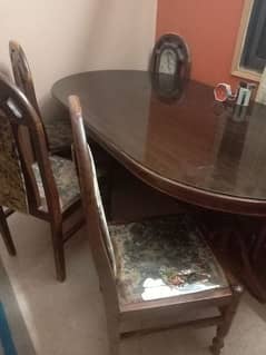 dining table with good wooden quality