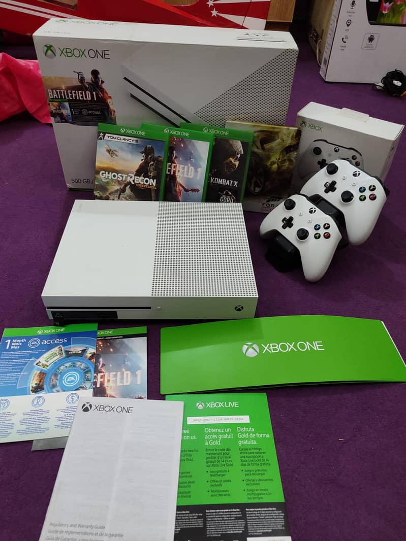 X Box One S 500gb 0