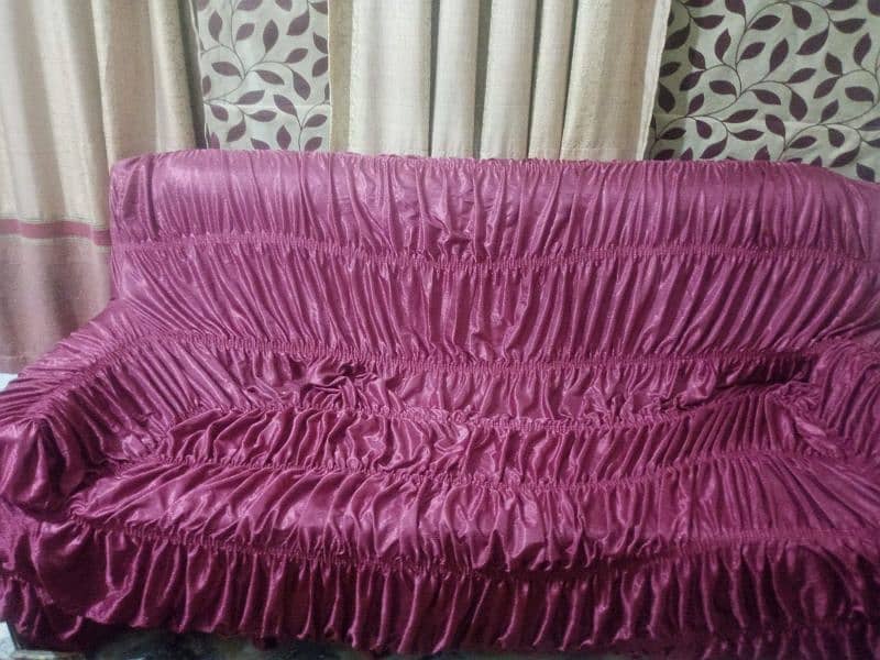 New 7 seater sofa cover + 2 free chair cover 1