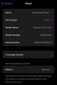 Iphone 12 Pro Max PTA Approved 256 GB One Esim One Physical
