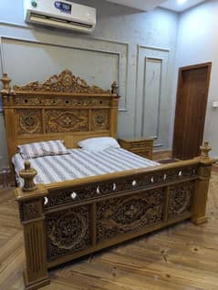 wooden bed for sale