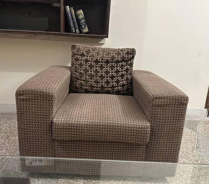 Seven seater sofa set used 2