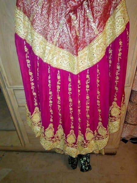 bridal gown with lehnga 3