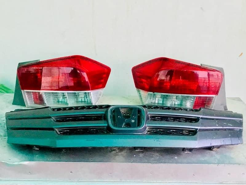 honda city 2013 original front grill back lights bumper available 3