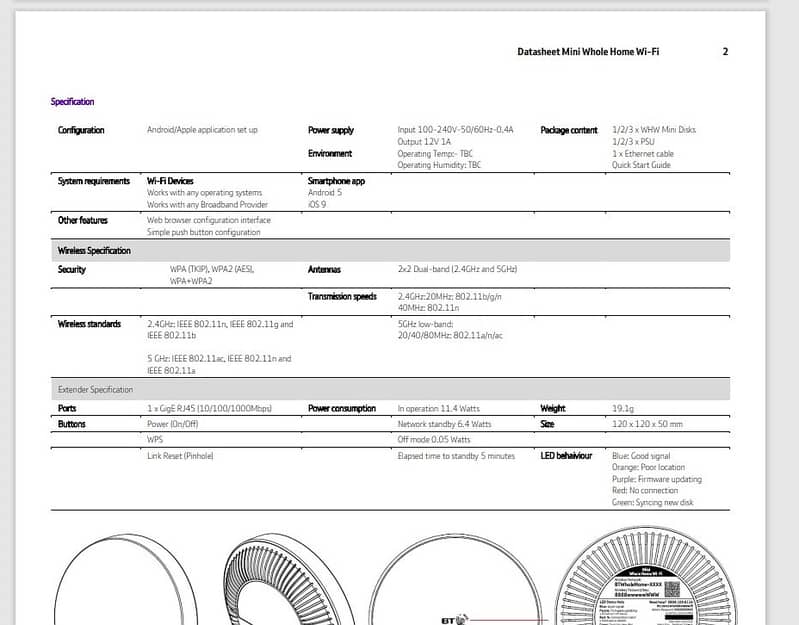 whole home mesh wifi ac1200mbps 8