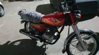 170000 CG125 red 2021 model mint condition 10 by 10 first owner