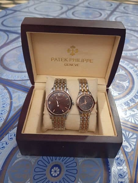 Patek Philippe Couple Watch Set for Sale Male Watch Needs Minor Repair 2