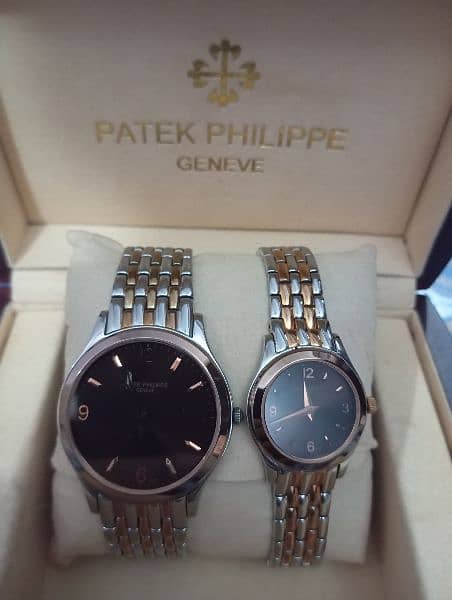 Patek Philippe Couple Watch Set for Sale Male Watch Needs Minor Repair 3