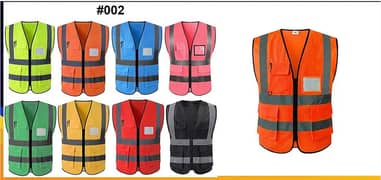 Textiles Safety vest jacket visibility reflectinn winter saferyvest