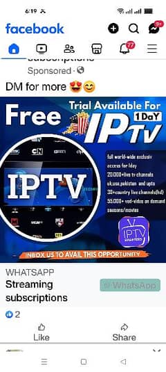 IPTV/ Dish Anteena TV