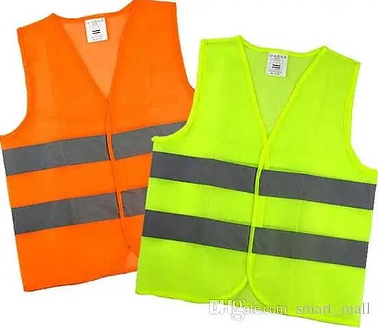 Safety Vest High Visibility Camping Crossing Roadside Workers 2