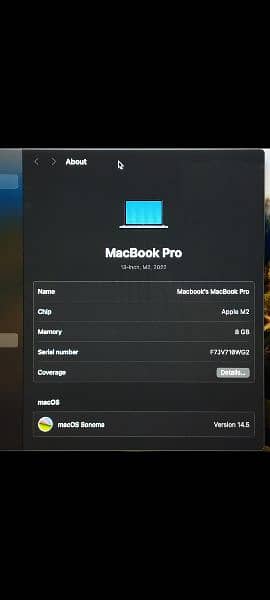 MacBook Pro M2 2022 8GB 512GB 13" MNEJ3 With Box 2