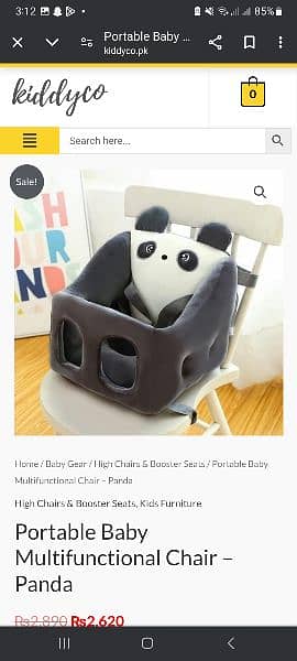 baby sofa / baby high chair 4