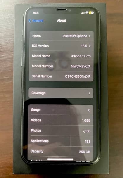 iphone 11 pro (256 gb) (scom sim working) 3