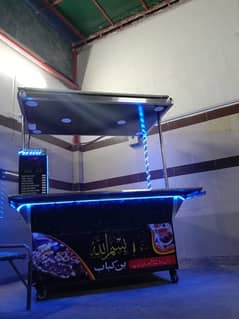 Bun kabab counter brand new one month use only pure SS Steels