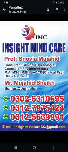 Psychotherapy clinic to resolve your behavioral issues.