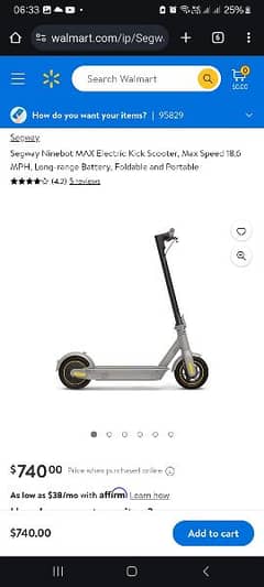 segway njnebot G30 Scooty in perfect condition for sale
