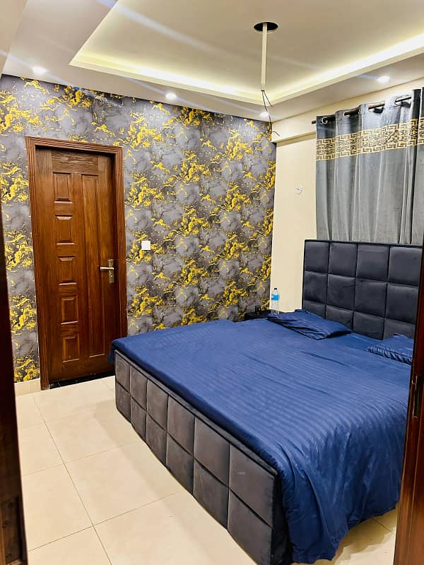 Two beds luxury apartment for rent on daily basis in bahria town 4
