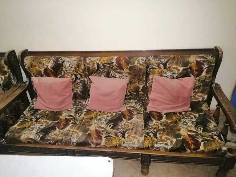 wooden sofa set 1