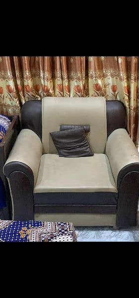 5seater leather sofa set 2