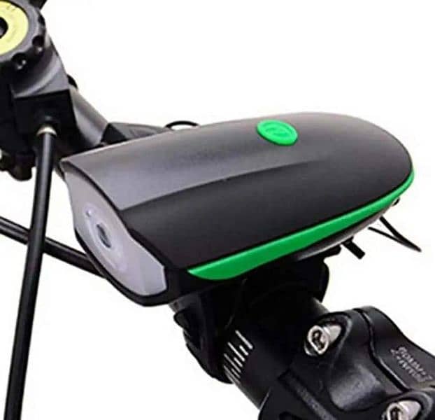 2 In 1 USB Rechargeable Bike Headlight And Bell 1