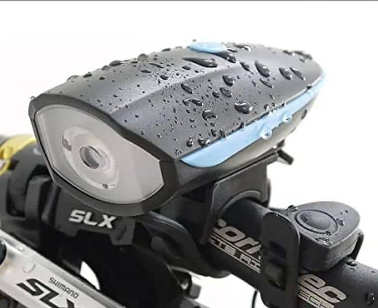 2 In 1 USB Rechargeable Bike Headlight And Bell 3