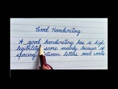 Hand writing assignment work