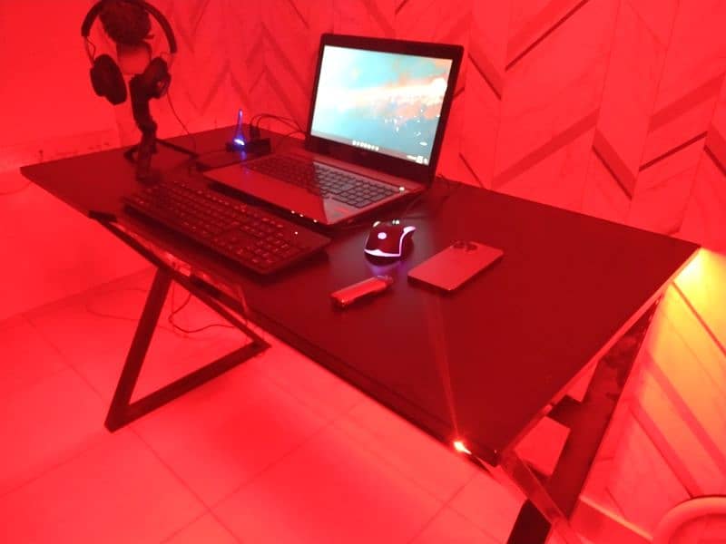 RGB Computer Table with multi color remote 1