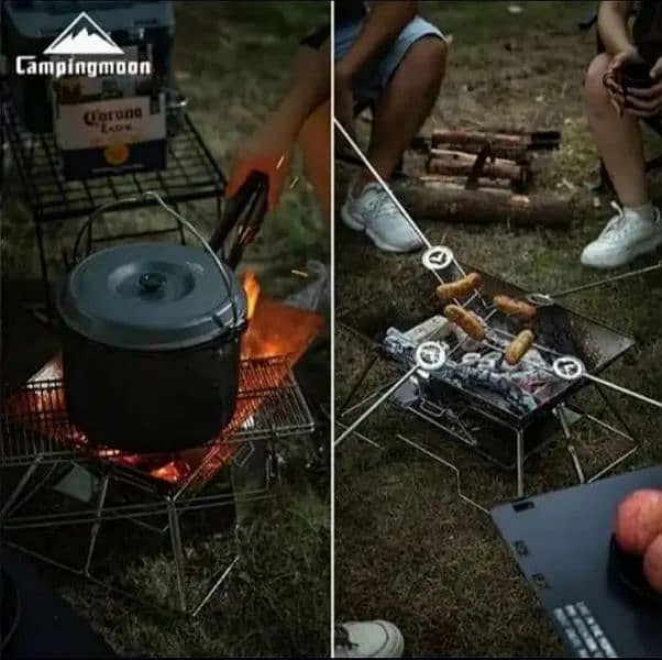 Outdoor Campingmoon MT-3 BBQ Grill 3