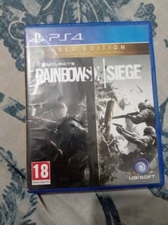 rainbow siege gold edition used once