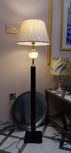 double light standing lamp