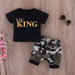 T- Shirt And Short Pants For Kids Baby boys