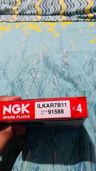 NGK ILKAR7B11 Iridium Spark Plugs(pack of 4) 1