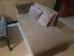 L shape + 5seater sofa in good condition
