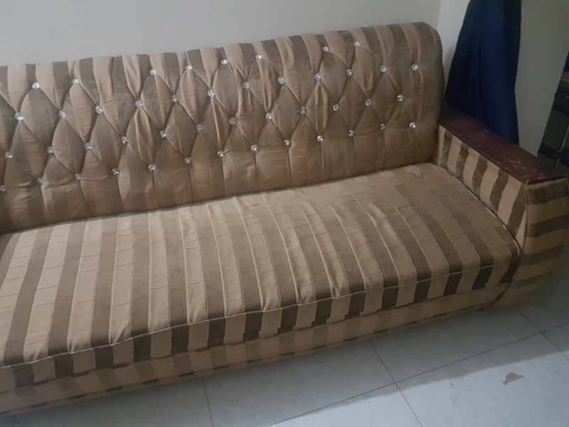 L shape + 5seater sofa in good condition 5