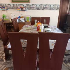 Dining table set with chairs