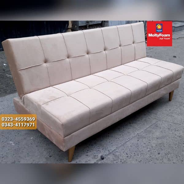 Molty double bed sofa cum bed/dining table/stool/Lshape sofa/chair 9