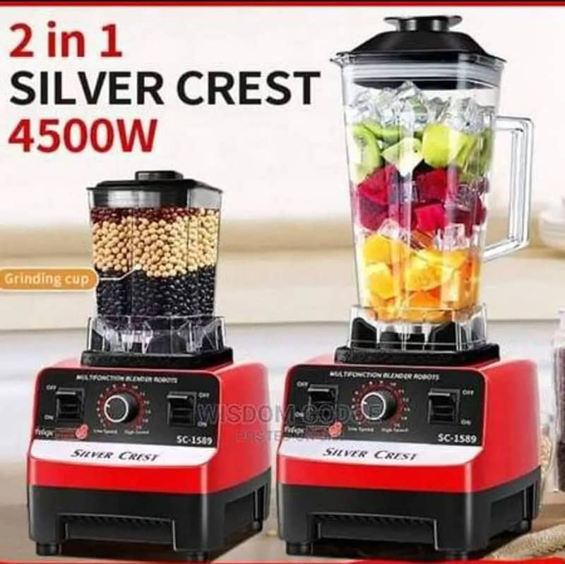 German 2 In 1 Powerful Blender, Blender And Grinder, Extremely Powerfu 0