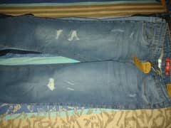 Export Damage jeans &plane Jeans