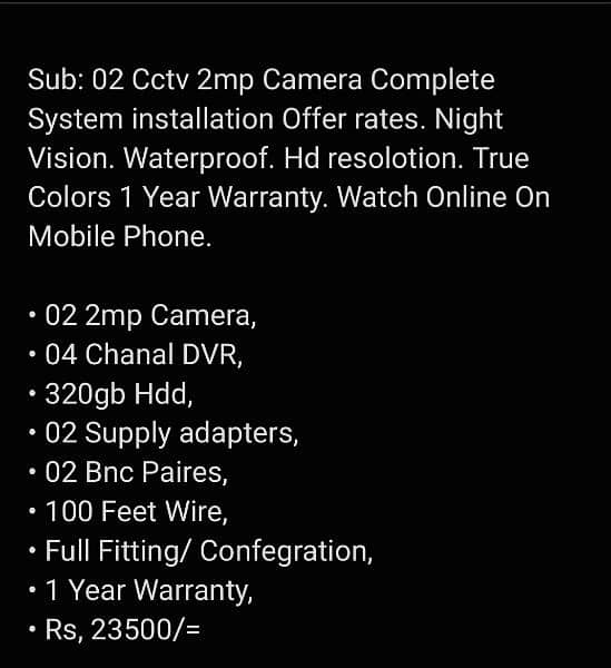 Dahua Cctv Camera Installation. nightvision Waterproof hd result. 7